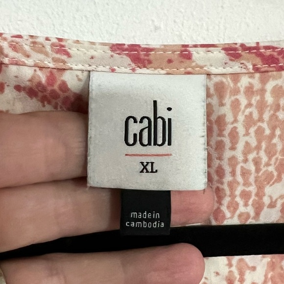 CAbi Style 5708 Bethany Snake Print Blouse - Picture 8 of 14